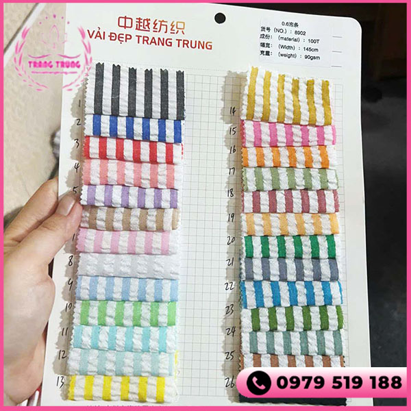 Vải kẻ các loại